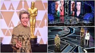 Oscar 2018: Frances McDormand puso de pie a mujeres durante discurso (FOTOS y VIDEO)
