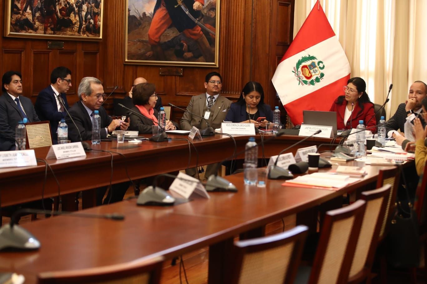 Presentación de la presidenta de la JNJ ante la Comisión de Justicia. Foto: GEC / Jorge Cerdán