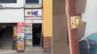Roban agencia de turismo en pleno centro de Huancayo