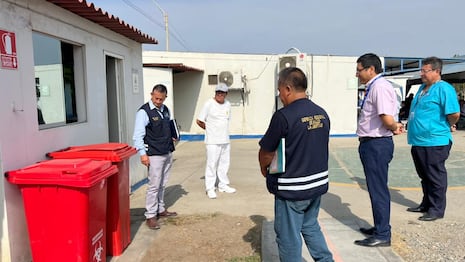 Trujillo: Verifican correcta gestión de residuos sólidos en Hospital I La Esperanza de EsSalud y consultorios Médicos