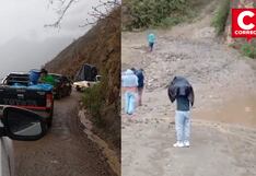 Huancavelica: Intensa lluvia activa quebradas y bloquea el pase en Tayacaja