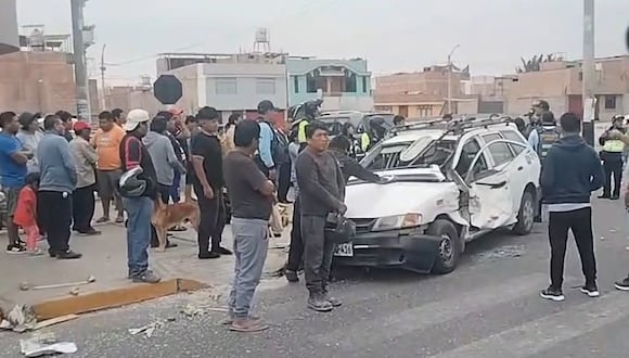 Accidente se produjo a alrededor de las 7:00 horas en el distrito Gregorio Albarracín. (Foto: Difusión)