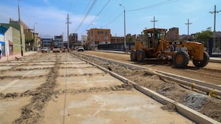 Trujillo: Obra vial en Vallejo tiene 56% de avance