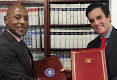Carlos Espá y Dwight Fitzgerald Bramble fortalecen vínculos entre Perú y San Vicente y las Granadinas