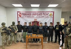 La Libertad: Decomisan armas de guerra y detienen a siete sospechosos