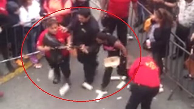 ​Circo de la Chola Chabuca: agentes de seguridad humillan así a humilde vendedora (VIDEO)