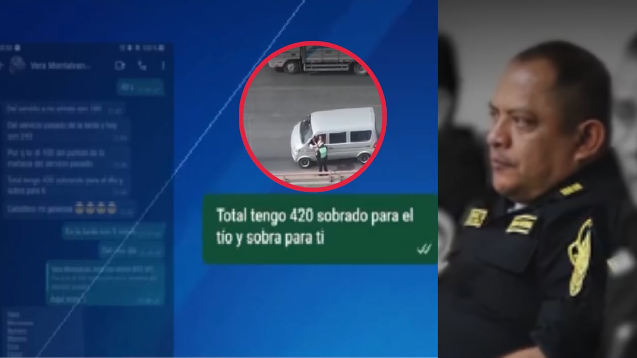 Revelan chats que implicarían a comandante de Vitarte en coimas a choferes. Foto: Captura Canal N