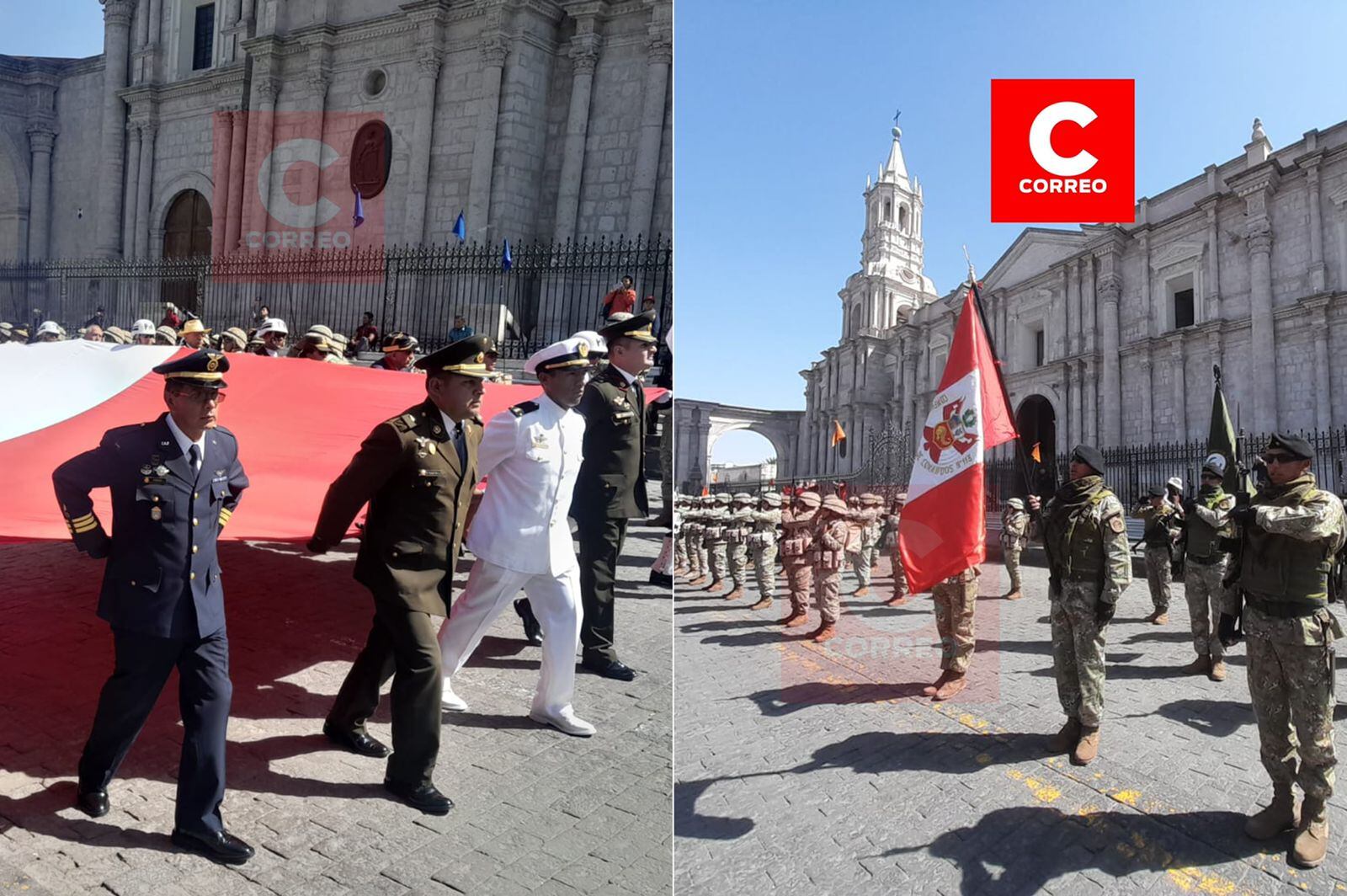Día de las Fuerzas Armadas en Arequipa. (Foto: Yorch Huamaní)