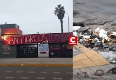 UNMSM amanece cerrada y con pancartas: estudiantes exigen cambios en comité electoral