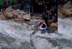 Pasco: Hombre casi muere ahogado al cruzar el río Huallaga durante fiesta patronal de San Juan