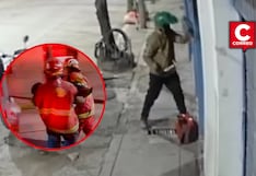 Sujeto se prende fuego mientras incendiaba local comercial en Cusco (VIDEO)