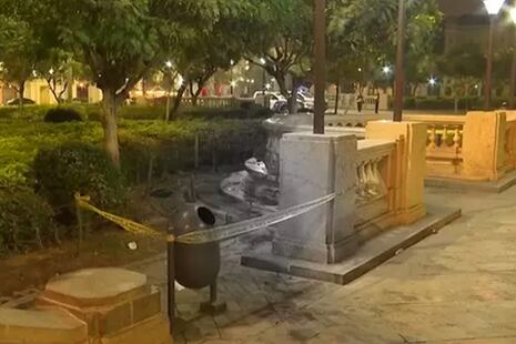 Asesinan a hombre frente a su familia en la Plaza San Martín