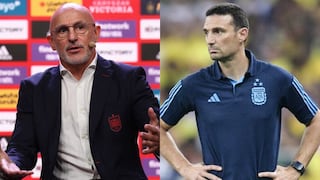 España vs. Argentina, con maestro y alumno en banquillos: De la Fuente y Scaloni en la final del Mundial 2026