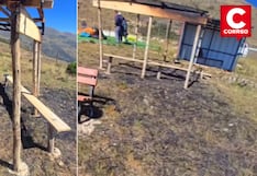 Huancayo: Atentan contra pista de parapente en Chupuro y causan daños valorizados en S/ 2 mil