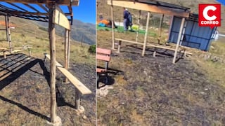 Huancayo: Atentan contra pista de parapente en Chupuro y causan daños valorizados en S/ 2 mil