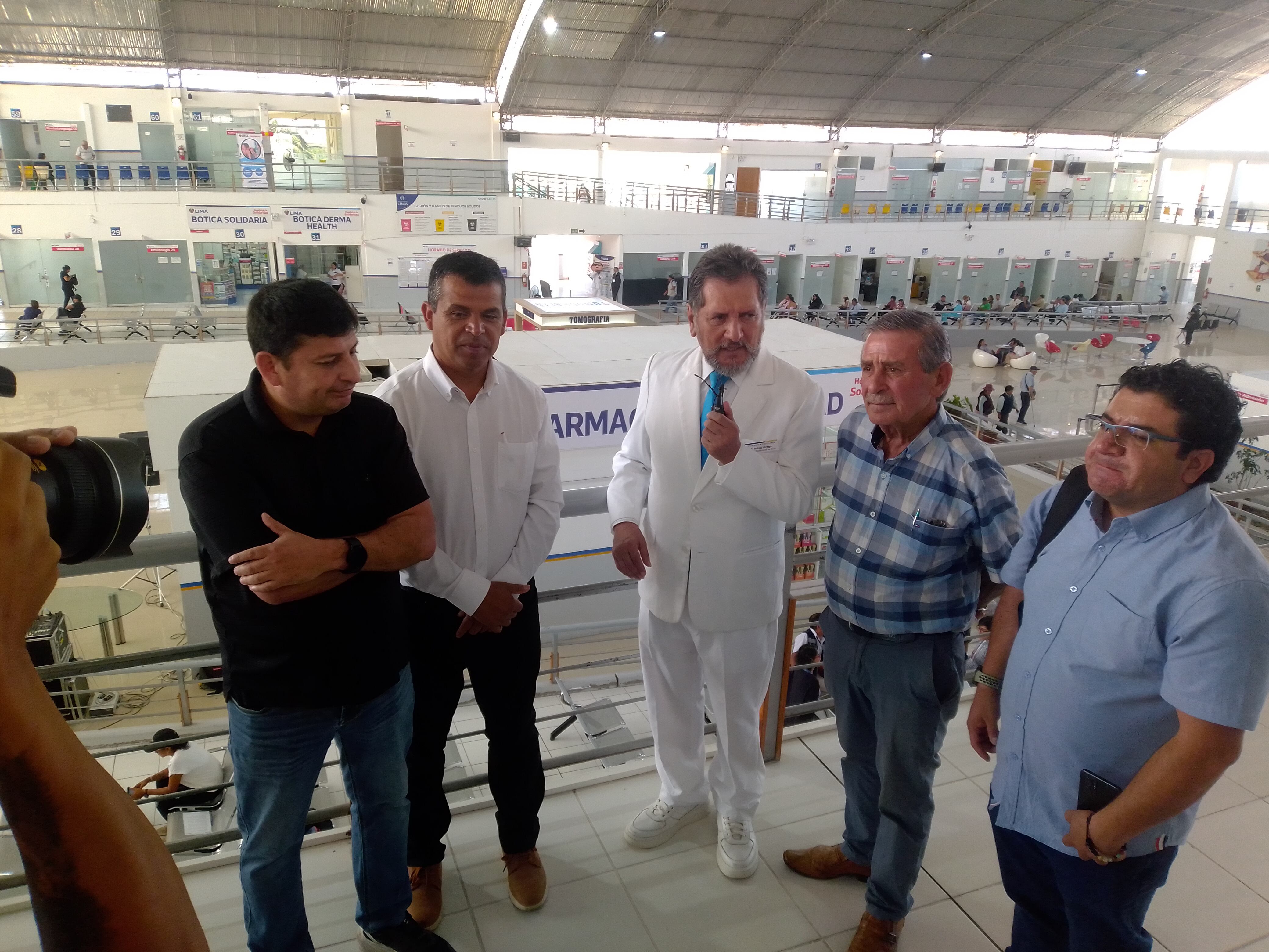 Concejales de la comuna de Taltal visitaron el "Hospitalidad de la Solidaridad" de Tacna. (Foto: Adrian Apaza)