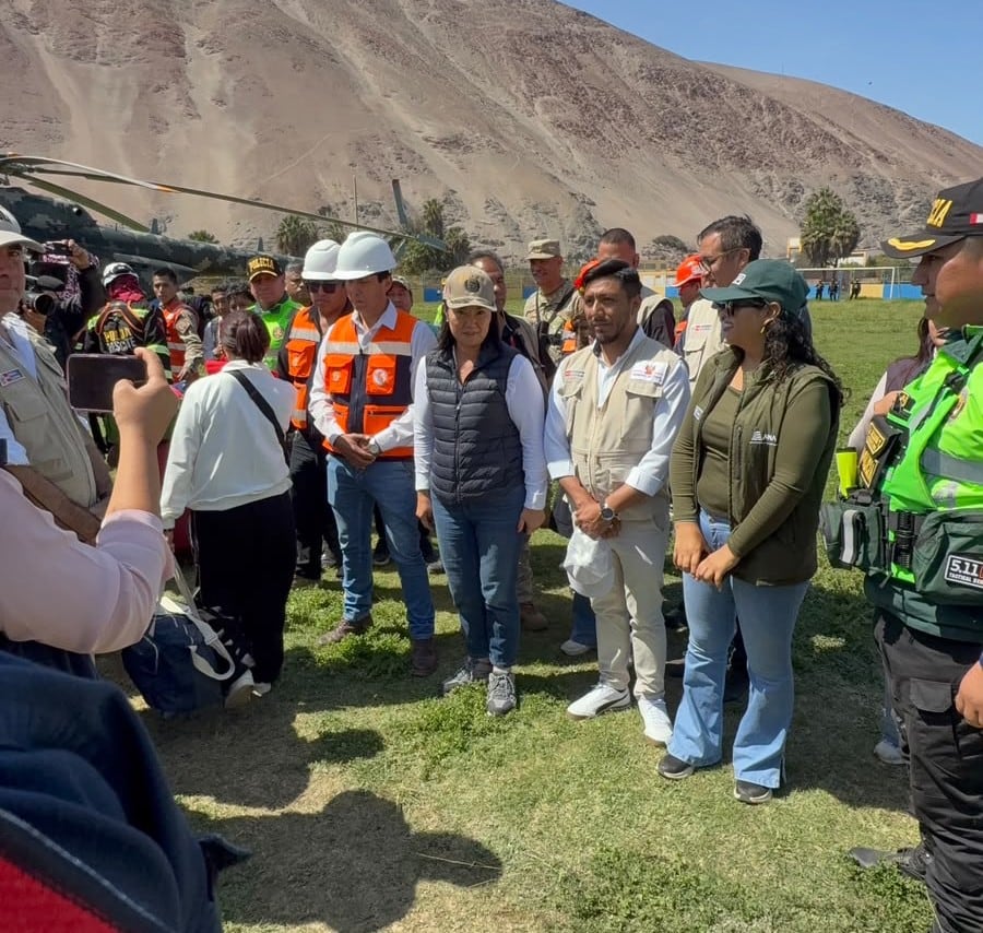 Presidenta de la República llegó a Ocoña