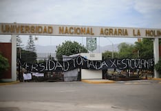Con protesta estudiantes de Universidad Agraria La Molina exigen seguridad y mejores servicios (FOTOS)