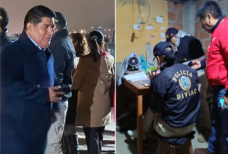 Fiscales y policías ingresaron a predios con orden judicial