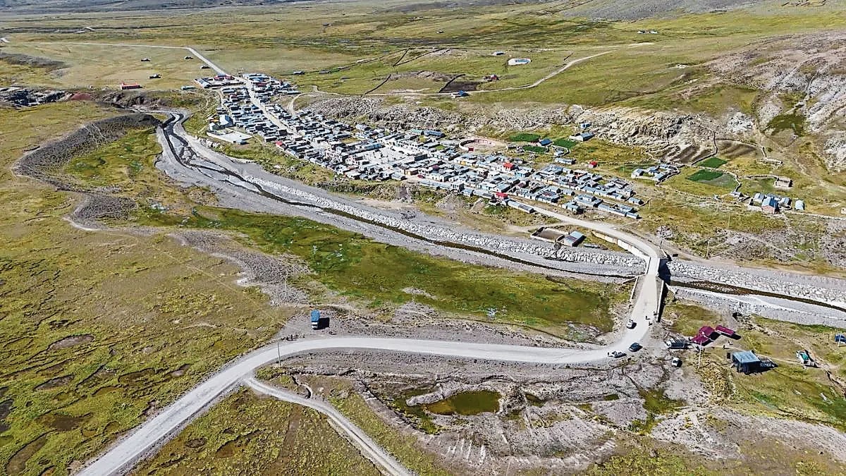 Obra vial Jachaña - Cayarani, en Arequipa, valorizada en S/ 97 millones. Foto: Gobierno Regional de Arequipa.