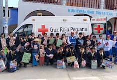 Cruz Roja Filial Pisco lleva sonrisas y regalos a comunidades andinas de Huancavelica