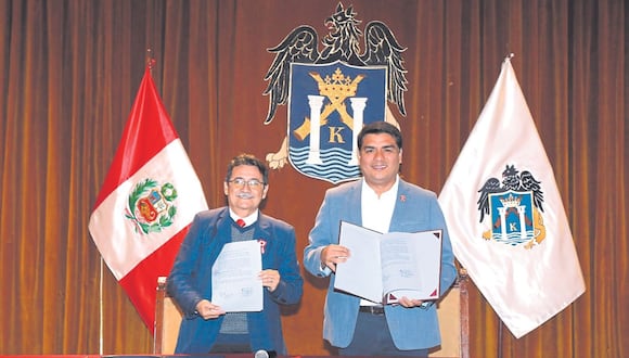 La Dirección Desconcentrada de Cultura La Libertad y la comuna de Trujillo firman un convenio de cooperación para fomentar constantemente actividades culturales y artísticas gratuitas.