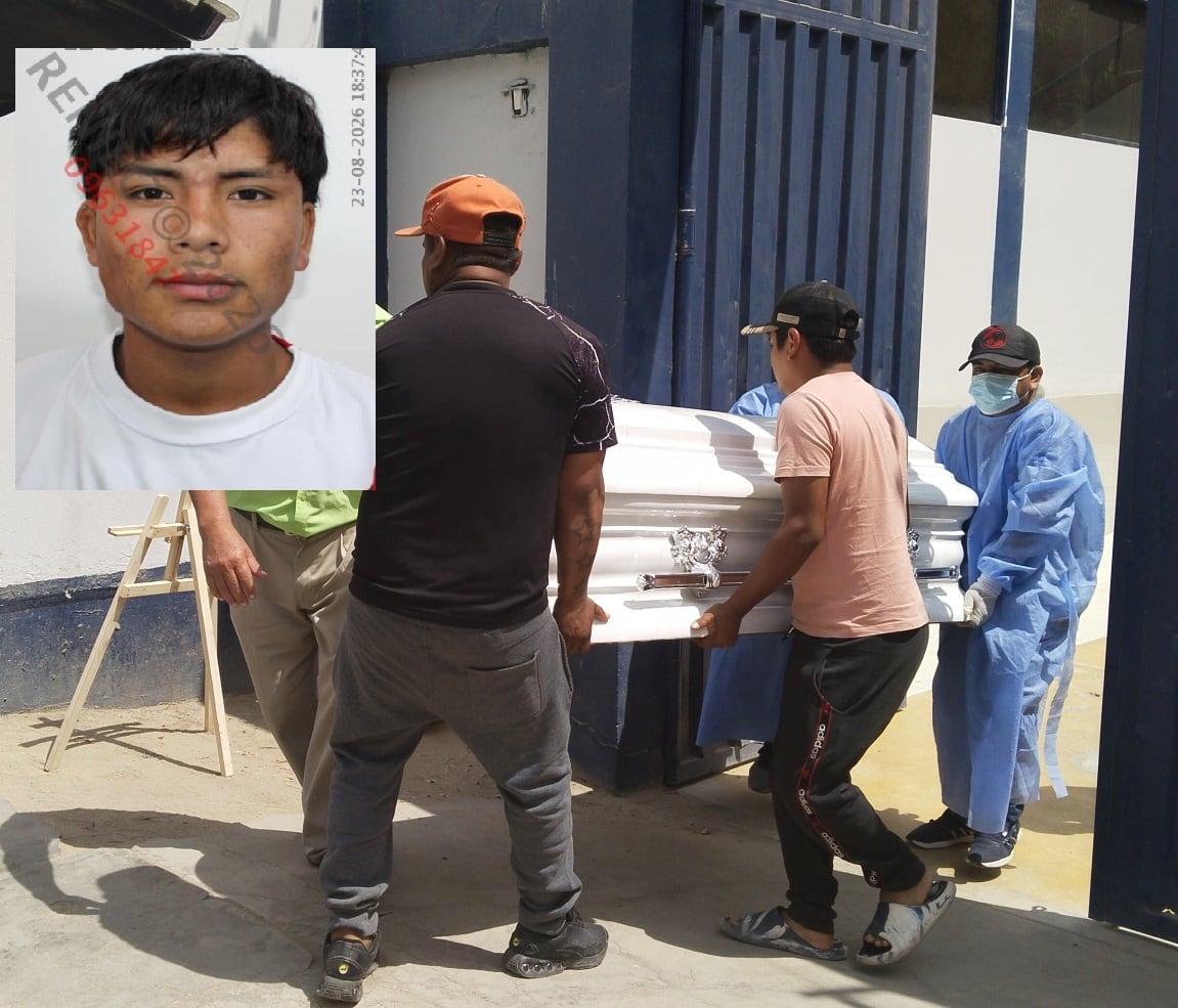 Cuerpo de joven fue trasladado a la morgue de Chiclayo.
