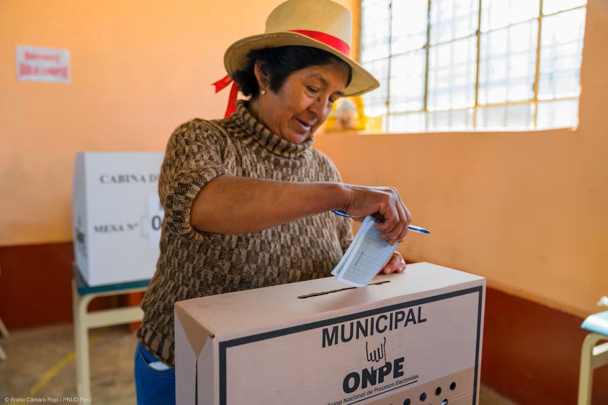 El 4 de octubre serán las Elecciones Regionales y Municipales 2026. Foto: PNUD Perú.