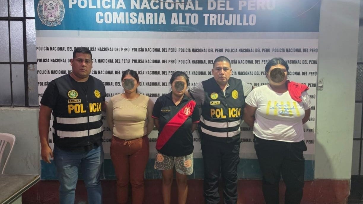 Tres mujeres fueron detenidas por su presunta participación en el cobro de cupos a ciudadana radicada en la región Áncash.