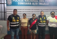 “Las Injertas de Los Pulpos” caen en Trujillo acusadas de extorsionar a empresaria