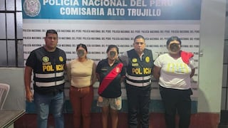 “Las Injertas de Los Pulpos” caen en Trujillo acusadas de extorsionar a empresaria
