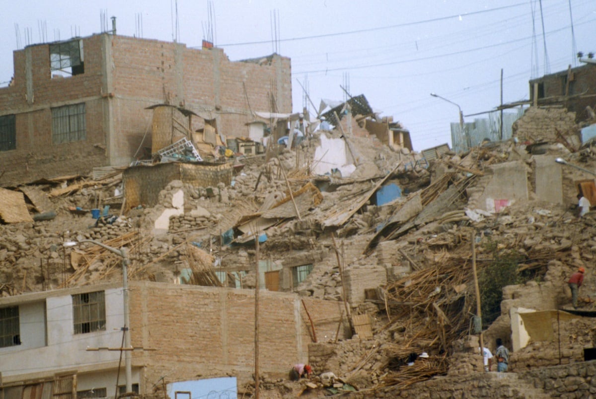 Casas de Arequipa destruidas por el terremoto del 23 de junio del 2001. (Foto: GEC Archivo)
