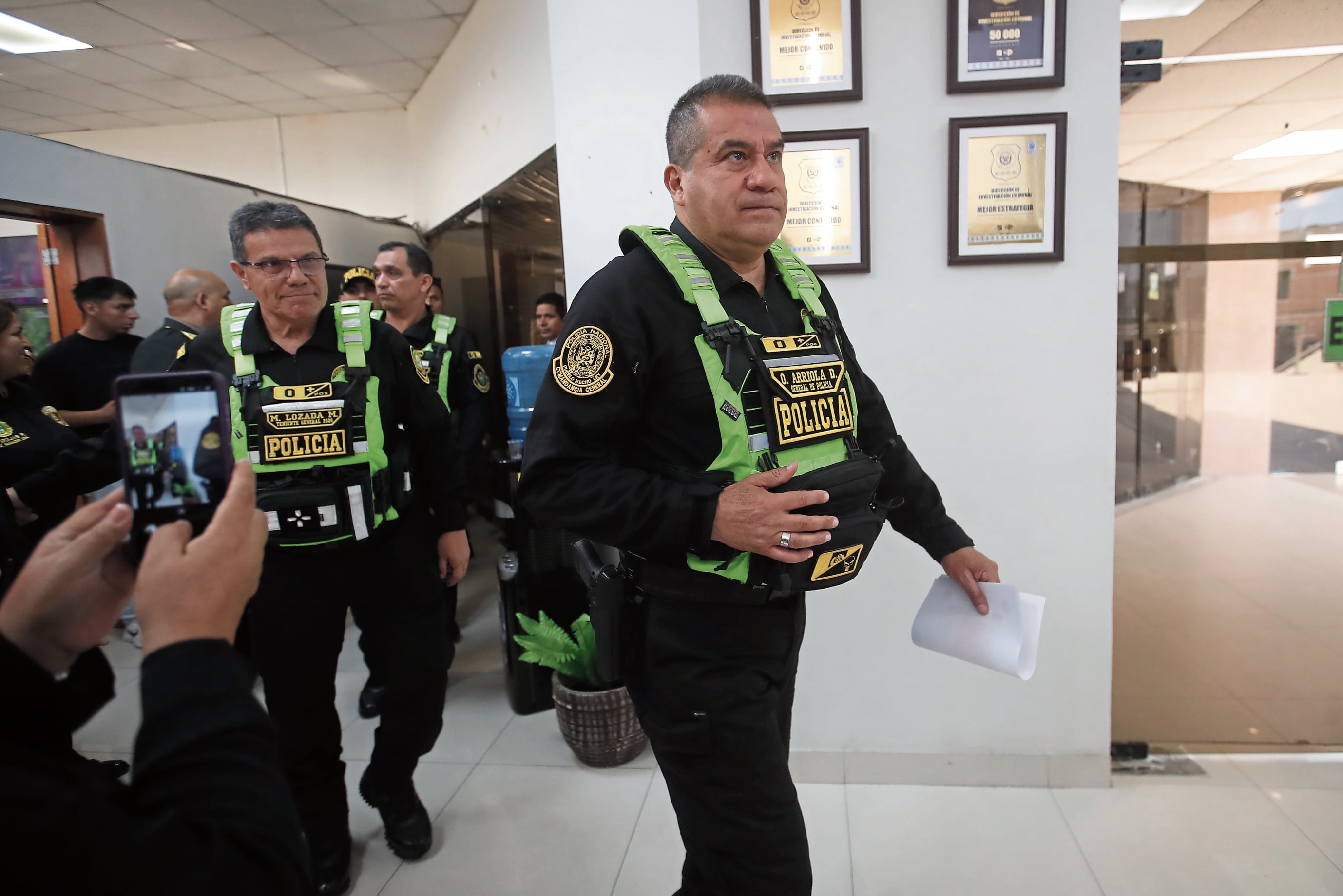 Óscar Arriola asumió como comandante general de la Policía desde octubre de 2025. Foto: Jesús Saucedo @photo.gec
