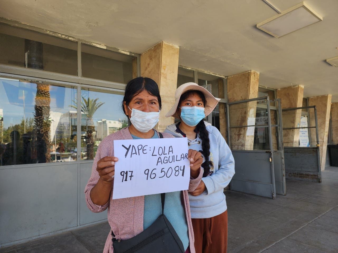 El esposo de Lola Aguilar pide apoyo económico para su esposo hospitalizado (Foto: Pedro Torres/@photo.gec)