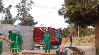 Ica: denuncian vertimiento del desagüe a canal de riesgo en San Juan Bautista