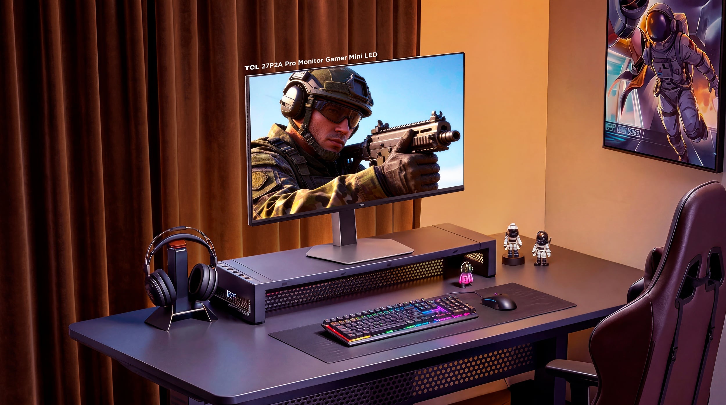 El nuevo TCL P2A Pro incorpora una pantalla de 27 pulgadas, tecnología Mini LED, resolución 2K y una tasa de refresco de hasta 320 Hz. El equipo ya está disponible en el mercado peruano.