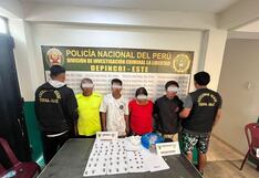 Trujillo: Desbaratan dos presuntas bandas delincuenciales que se dedicaban a la venta de droga