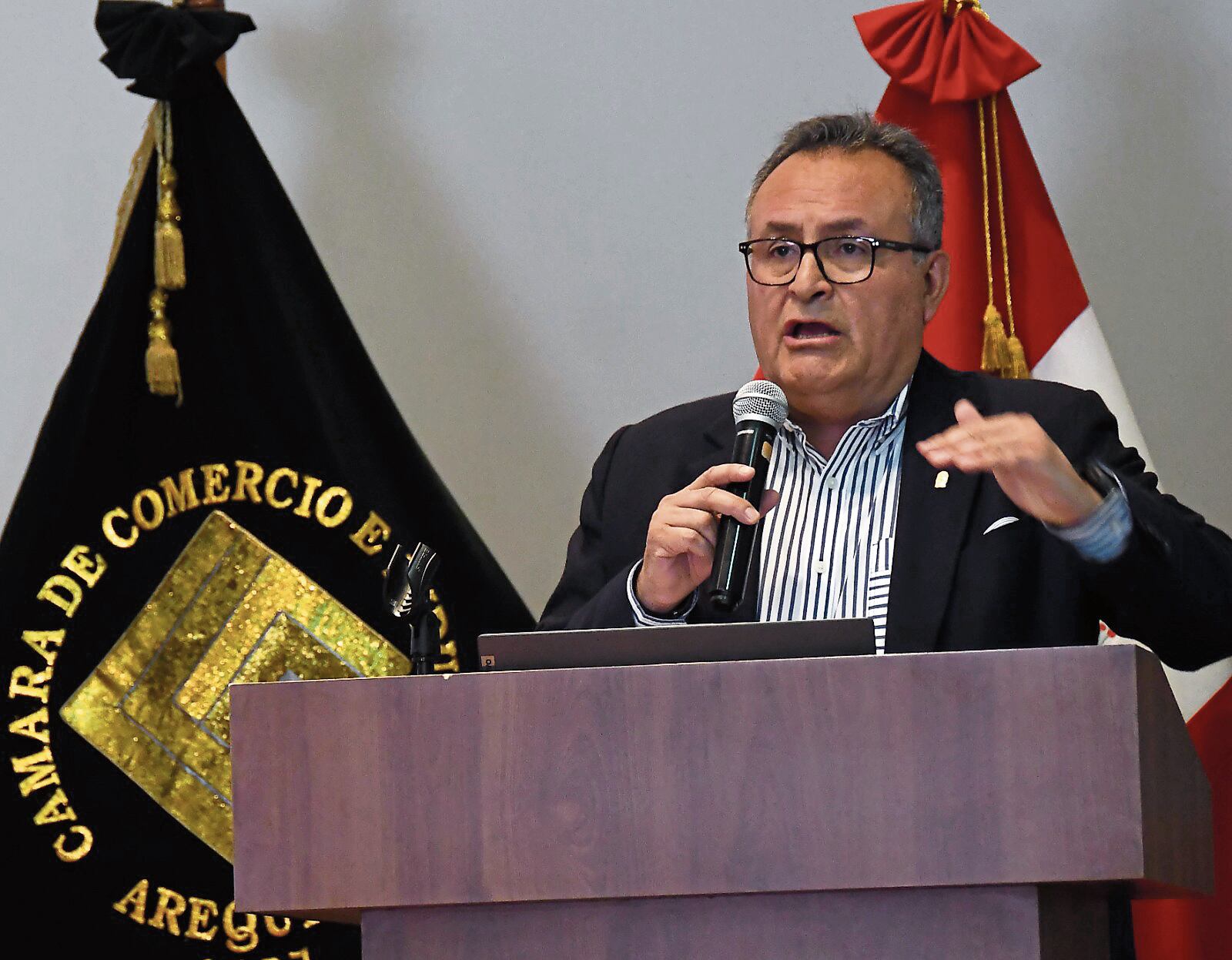 Julio Cáceres, presidente de la CCIA. Foto: GEC.