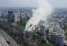 Incendio en la Costa Verde: Municipio de Miraflores no descarta la posibilidad de que el fuego haya sido provocado