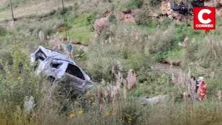 Jauja: Ocho heridos deja volcadura de camioneta en la Carretera Central