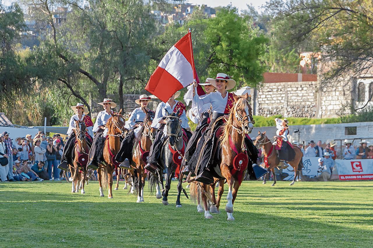 La coreografía es variada en Asociación dE Criadores de Caballos de Paso Peruano en Arequipa. Foto: GEC.