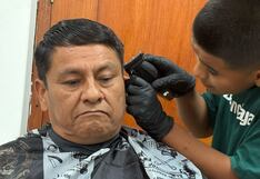 Trujillo: Niño de 9 años es el barbero más joven del país