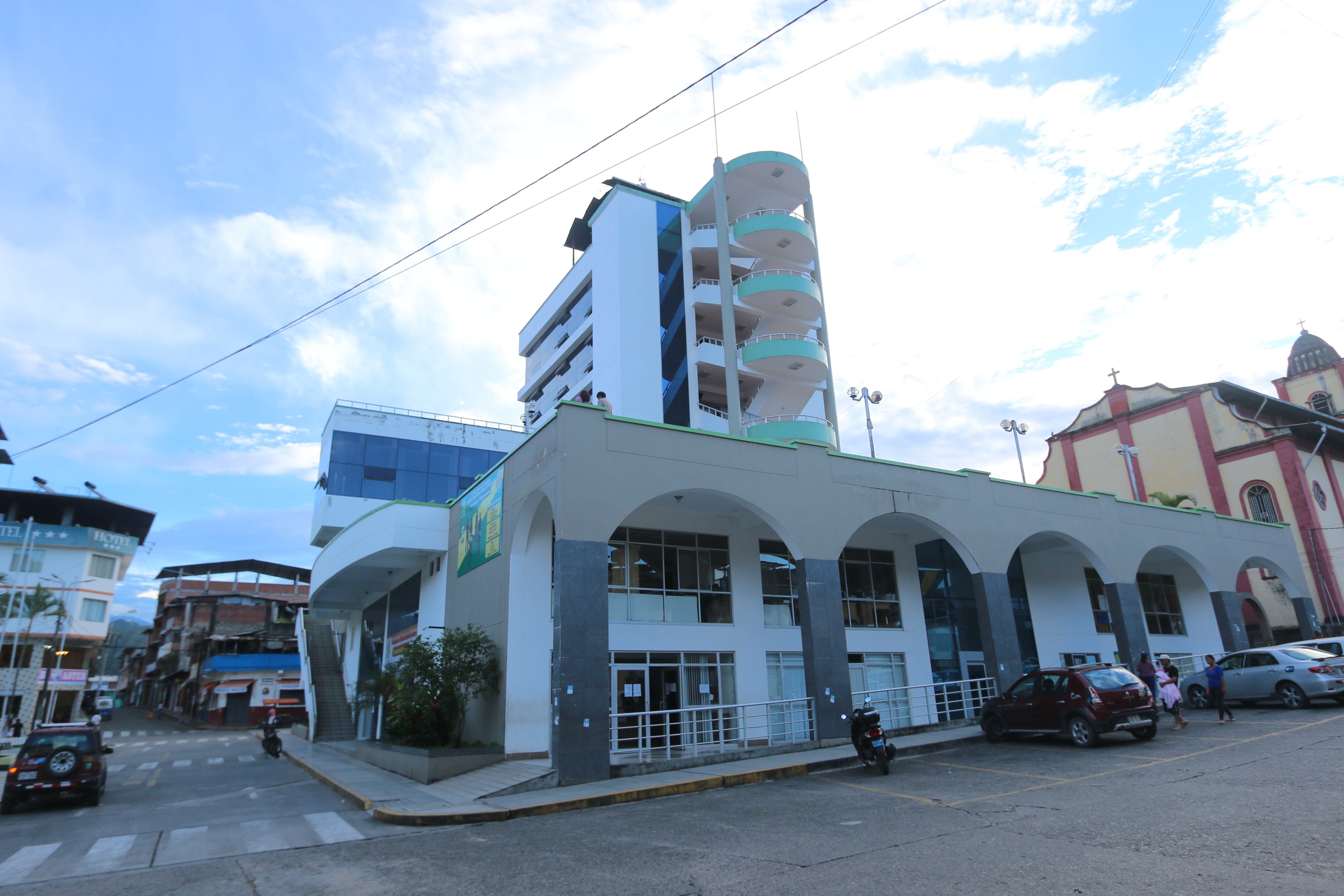 Fachada de la Municipalidad de Chanchamayo.