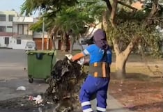 Queman dos contenedores de basura en Trujillo