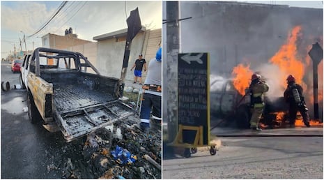 Pisco: camioneta se incendia con seis galones de petróleo en grifo de la av. Las Américas