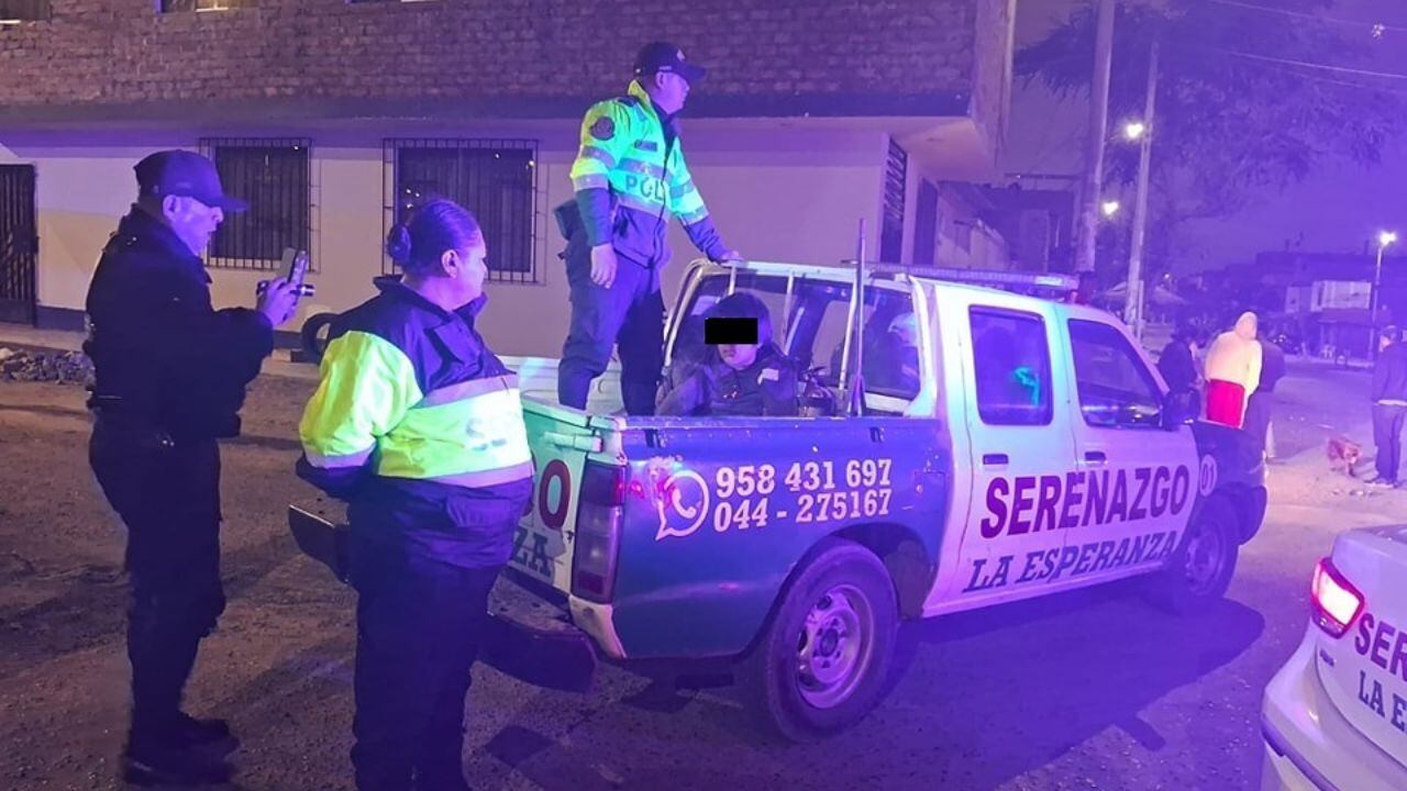 Vecinos lo atraparon y comunicaron el caso al personal de Serenazgo de la Municipalidad Distrital de La Esperanza.