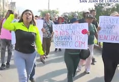 Protesta en San Juan de Lurigancho: transportistas y comerciantes exigen frenar extorsiones