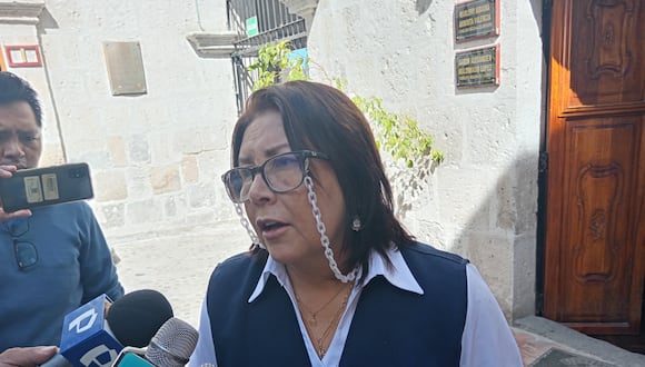 La procuradora pública regional de Arequipa, Amparo Begazo. Foto: GEC.