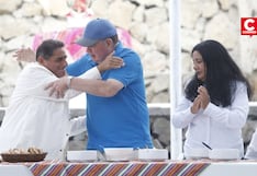 Rafael López Aliaga y Carlos Álvarez compartieron desayuno en San Juan de Miraflores