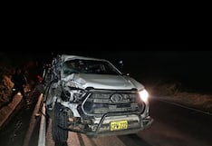 La Oroya: camioneta se despista y termina contra un cerro en la Carretera Central